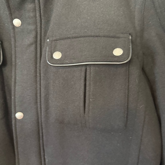 Cole Haan Men’s Black Melton Jacket, Size XL, Like New! - Picture 8 of 14